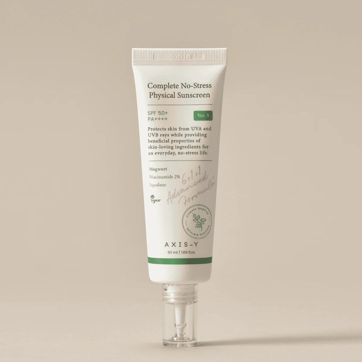 V3_Sunscreen-nova-para-pharmacie-maroc-prix-livraison AXIS-Y Complete No-Stress Physical Sunscreen V.3 50ml Protection Minérale SPF50+ – Image 1