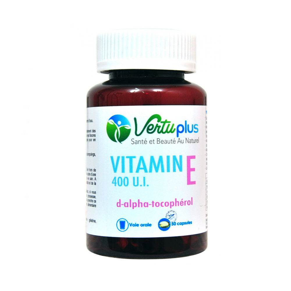 Vertu-Plus-Vitamine-E-50-Capsules-nova-parapharmacie-casablanca Vertu Plus Vitamine E 50 Capsules – Image 1