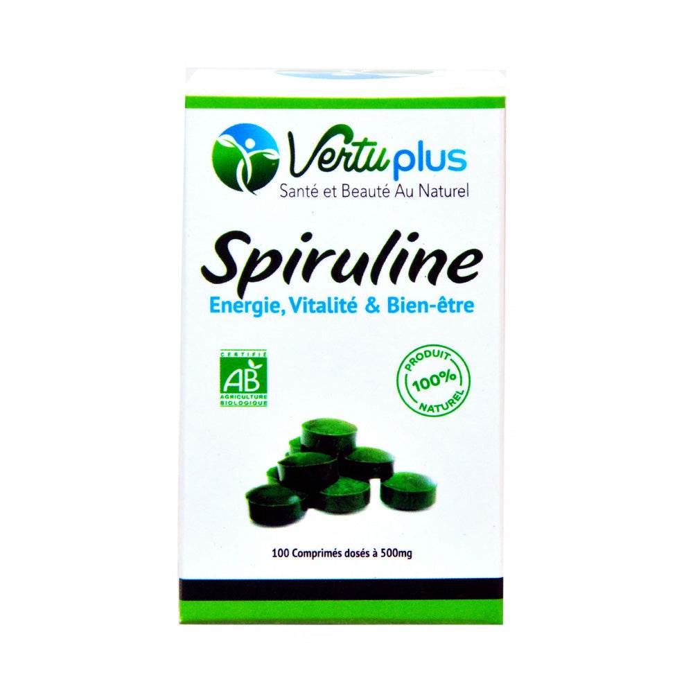 Vertuplus-Spiruline-Energie-Et-Vitalite-100-Comprimes-prix-maroc-parapharmacie-casablanca Vertuplus Spiruline Energie Et Vitalité