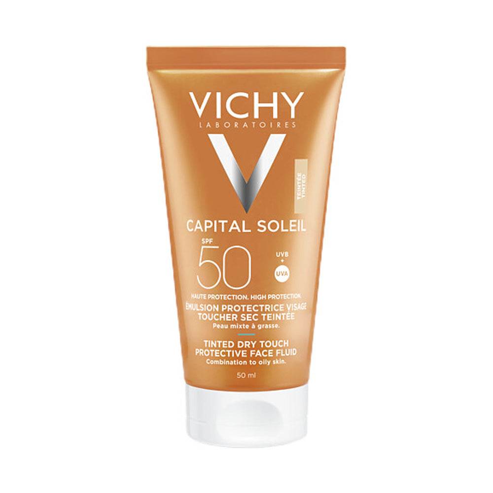 Vichy-Capital-Soleil-BB-Emulsion-Toucher-Sec-Teintee-SPF50_-50ml-maroc-parapharmacie-casablanca Vichy Capital Soleil BB Emulsion Toucher Sec Teintée SPF50+ 50ml