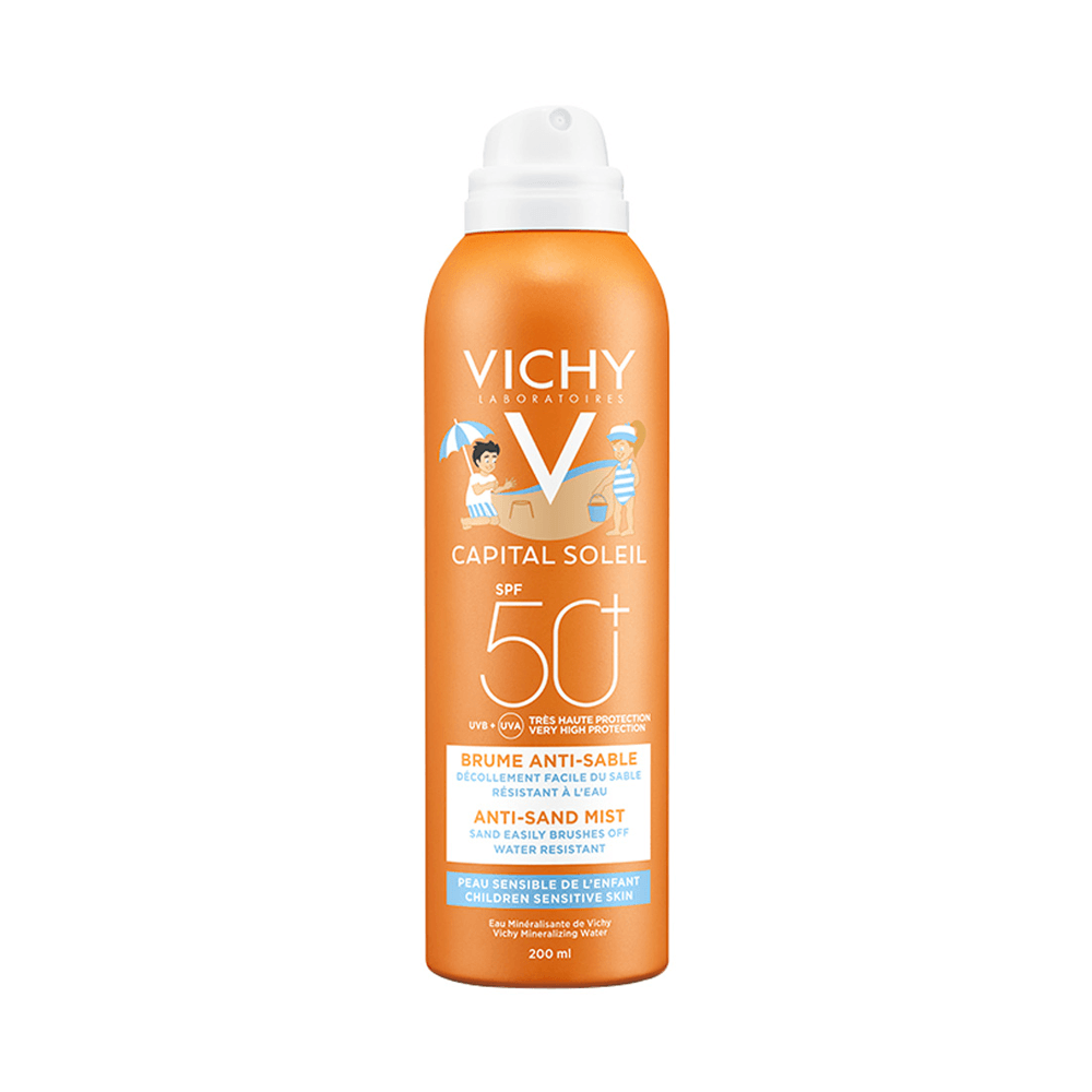 Vichy-Capital-Soleil-Brume-Anti-Sable-Enfants-SPF50_-Nova-parapharmacie-maroc Vichy Capital Soleil Brume Anti-Sable Enfants SPF50+ 200ml – Image 1