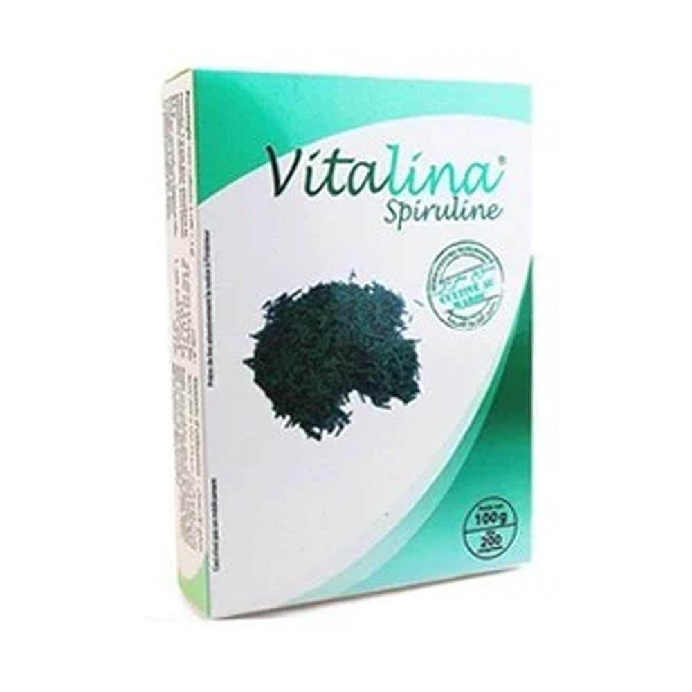 Vitalina-Spiruline-En-Paillettes-100g-nova-parapharmacie-casablanca Vitalina Spiruline En Paillettes 100g – Image 1