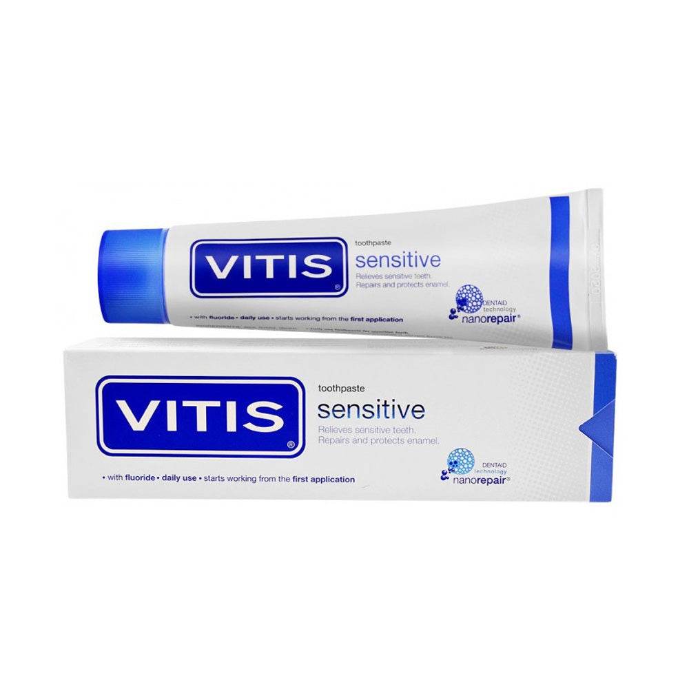 Vitis-Dentifrice-Sensitive-100ml-nova-parapharmacie-maroc Vitis Dentifrice Sensitive 100ml – Image 1