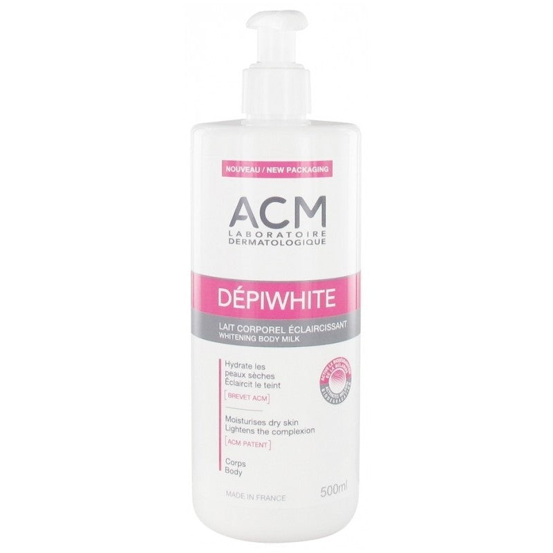 acm-depiwhite-lait-corporel-eclaircissant-500-ml-prix-maroc-parapharmacie ACM Depiwhite Lait Corporel Éclaircissant 500 ml