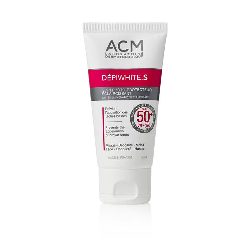 acm-depiwhite-s-ecran-solaire-spf-50-50-ml ACM Depiwhite S Écran Solaire SPF 50+ 50 ml – Image 1