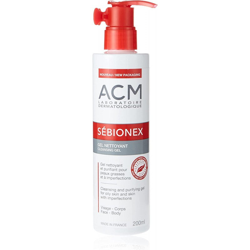 acm-sebionex-gel-nettoyant-200-ml ACM Sebionex Gel Nettoyant 200 ml – Image 1