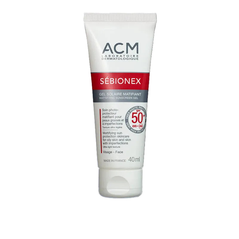 acm-sebionex-gel-solaire-matifiant-spf-50-40-ml ACM Sebionex Gel Solaire Matifiant SPF 50+ 40 ml – Image 1