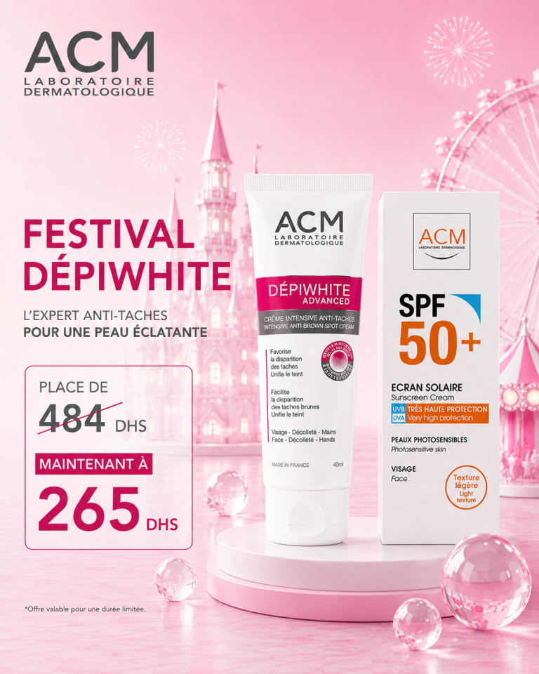 ACM Dépiwhite Advanced Crème Anti-Taches Dépigmentant Intensif 40ml + Écran Solaire SPF50