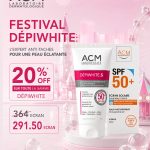 ACM Depiwhite.S Écran Solaire SPF50+ 50ml Protection Anti-Taches Mélanine Écran Solaire SPF50+