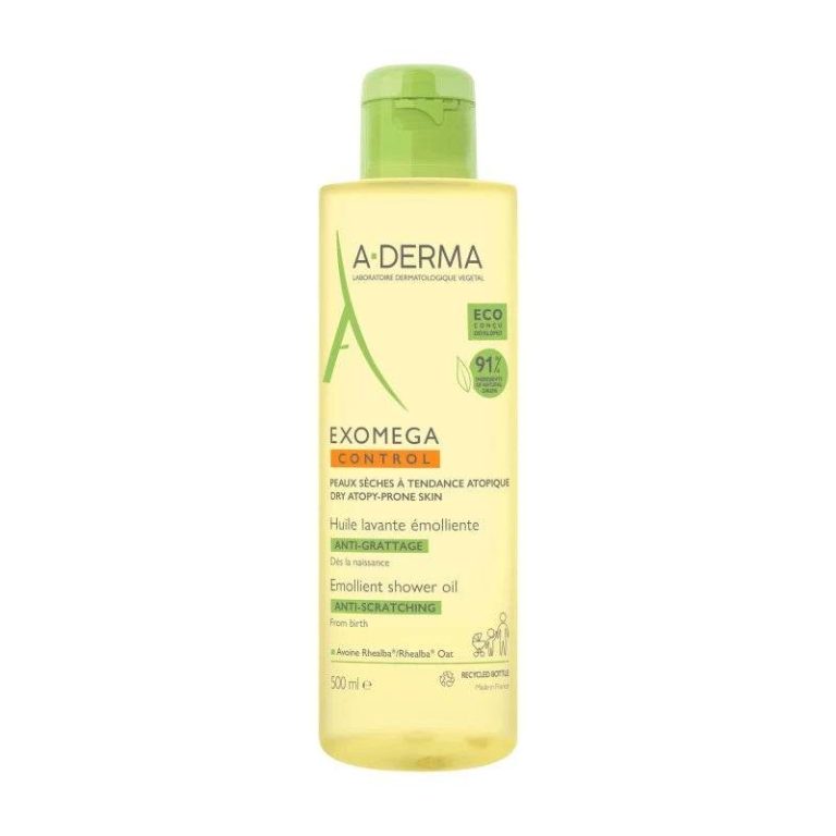A-Derma EXOMEGA CONTROL Huile lavante émolliente anti-grattage 500ml