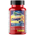 AMS OMEGA 3 1000mg 60 Gélules Premium Acides Gras Essentiels EPA DHA