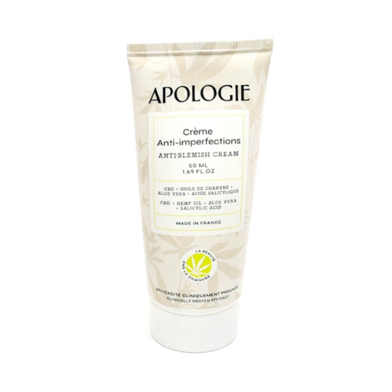 Apologie Crème anti Imperfections au Cbd 50ml