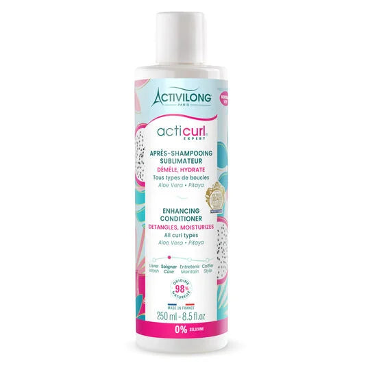 apres-shampooing-sublimateur-acticurl-a41101-1-2-nova-para-pharmacie-maroc-prix-livraison ACTIVILONG Acticurl Après-Shampooing Sublimateur 250ml Soin Boucles Démêlage Hydratation – Image 1