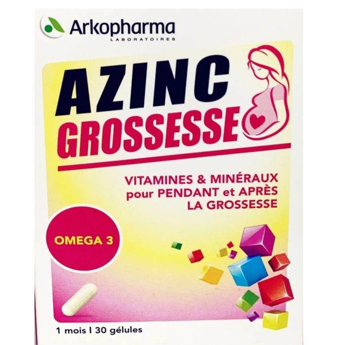arkopharma-azinc-grossesse-30-gelules-Nova-para-prix-Maroc-1 Azinc Grossesse - 30 Comprimés – Image 1