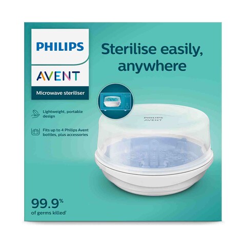 aventstr3 Avent Microwave bottle steriliser for rapid sterilization SCF281/02 – Image 1