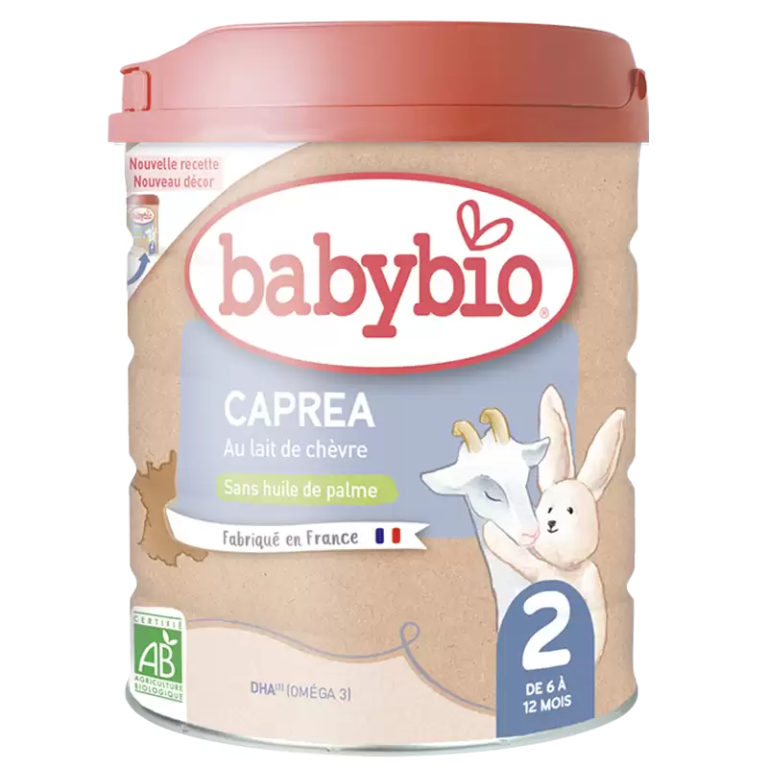 BABYBIO CAPREA 2 Lait de Chèvre 800g Bio 2ème Âge 6-12 Mois Lait Infantile - photo 2