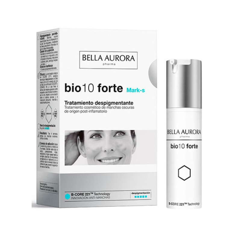 bella-aurora-bio-10-forte-mark-s-depigmentation-traitement-30-ml Bella Aurora Bio 10 Forte Mark-S Dépigmentation Traitement 30 ml – Image 1