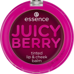Essence JUICY BERRY tinted lip & cheek balm baume joues et lèvres
