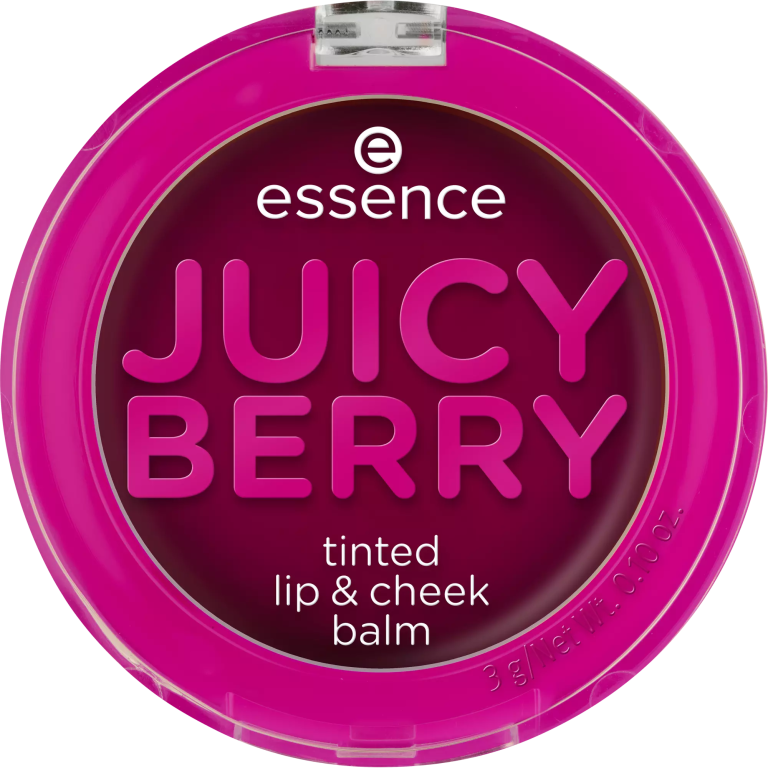 Essence JUICY BERRY tinted lip & cheek balm baume joues et lèvres - photo 2