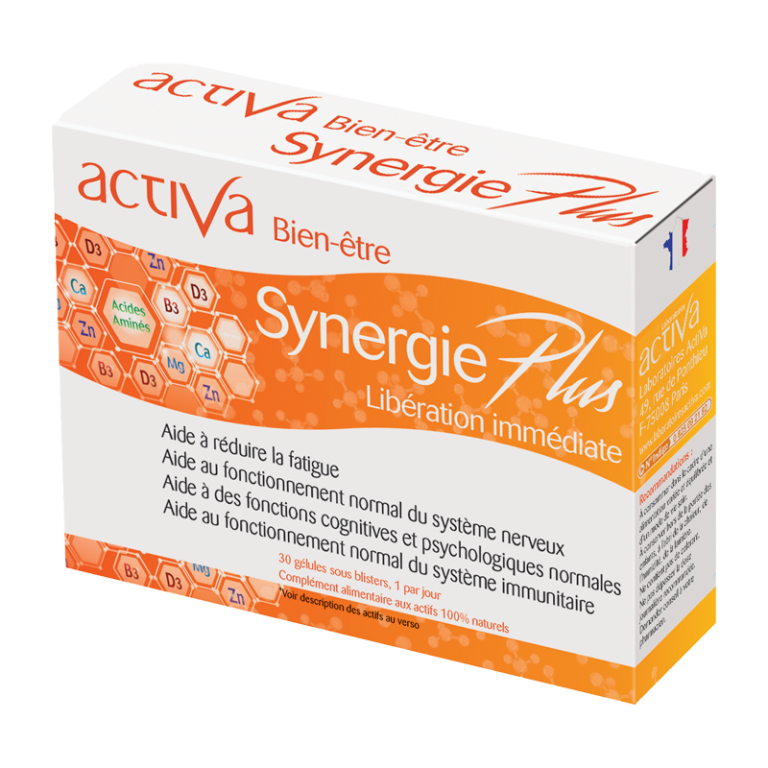 ACTIVA Bien-Être Synergie Plus Complément Multivitamines Minéraux Énergie