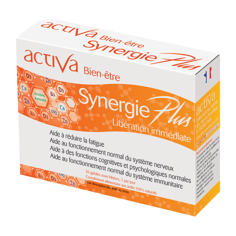 bien-etre-synergieplus-nova-para-pharmacie-maroc-prix-livraison ACTIVA Bien-Être Synergie Plus Complément Multivitamines Minéraux Énergie – Image 1