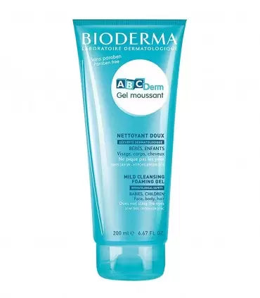 bioderma-abcderm-gel-nettoyant-moussant-doux-200ml ABCDERM GEL NETTOYANT MOUSSANT DOUX 200ML – Image 1
