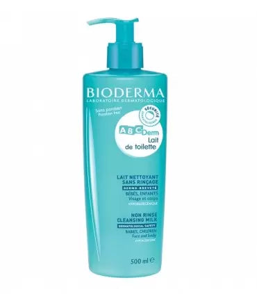 bioderma-abcderm-lait-de-toilette-hydratant-sans-rincage-500ml ABCDERM LAIT DE TOILETTE HYDRATANT SANS RINÇAGE 500ML – Image 1