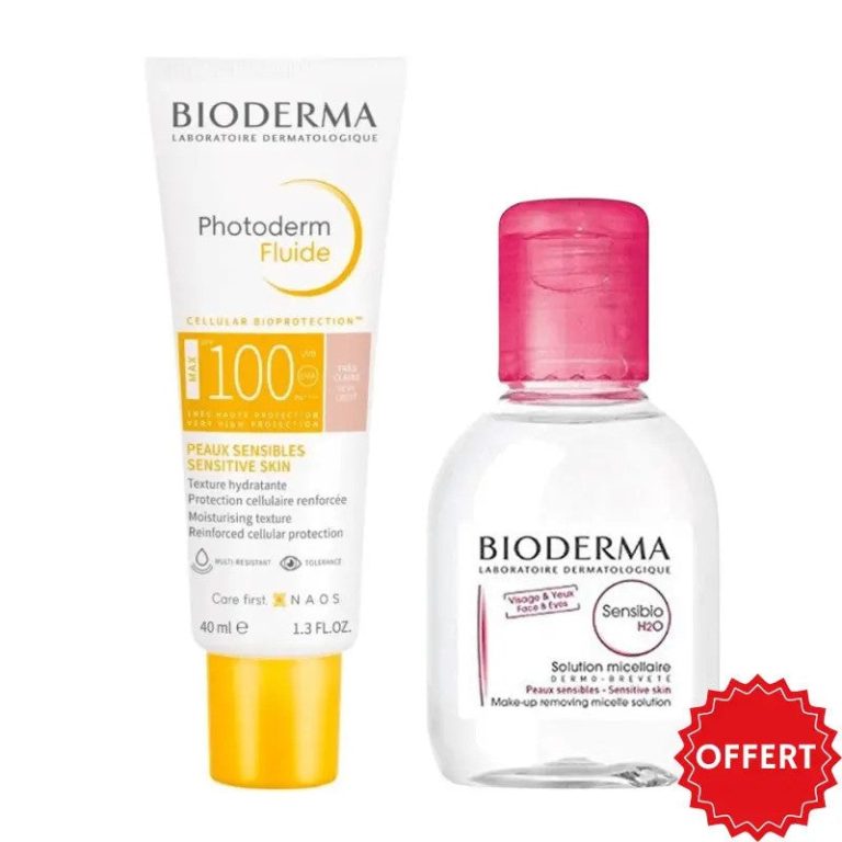 Bioderma Pack Photoderm Max Fluide SPF100 Teinte Très Claire 40ml