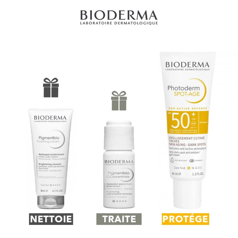 bioderma-pack-photoderm-spot-age-spf50-40ml-pigment-c-concentrate-15ml-foaming-8ml-offert-1 Bioderma Pack Photoderm Spot Age SPF50 40ml +Pigment C-Concentrate – Image 1