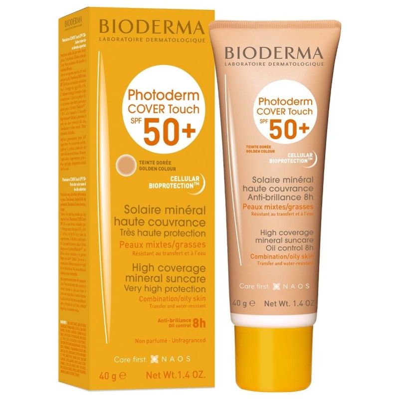 bioderma-photoderm-cover-touch-teinte-doree-spf50-40ml Bioderma Photoderm Cover Touch Teinte Doree SPF50 40ml – Image 1