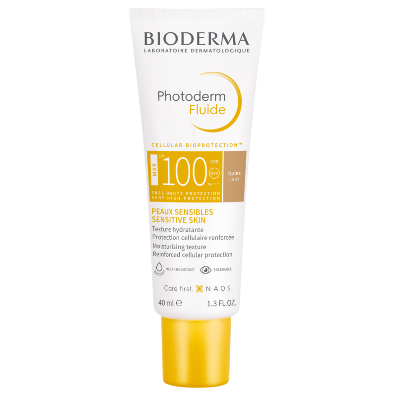 bioderma-photoderm-max-fluide-tientee-claire-spf100-40ml Bioderma Photoderm Max Fluide Tientee Claire SPF100 40ml – Image 1