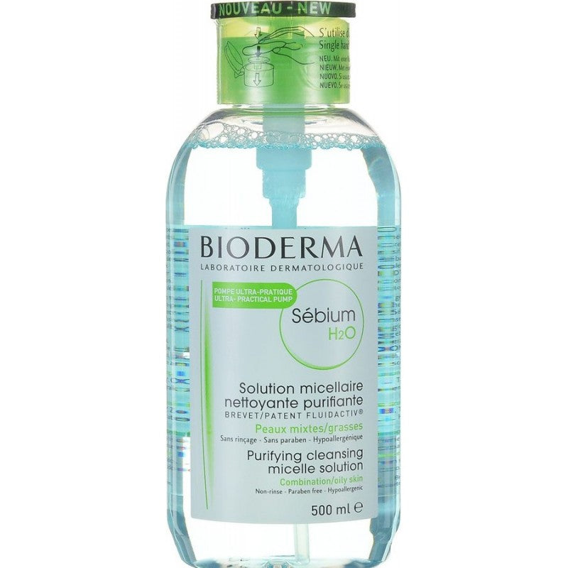 bioderma-sebium-h2o-solution-micellaire-500-ml-pompe-1 Bioderma Sebium H2o Solution Micellaire 500 ml Pompe – Image 1
