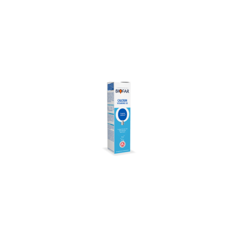 Biofar Calcium D3 20 Comprimés Effervescents - photo 2
