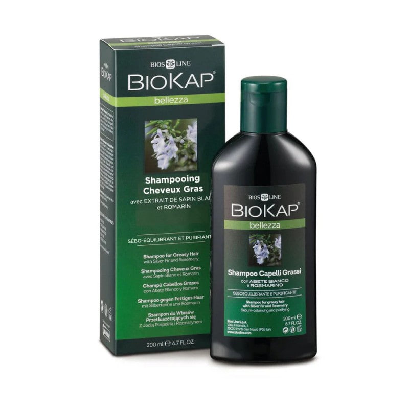 biokap-bellezza-shampooing-cheveux-gras-200ml-1 Biokap Bellezza Shampooing Cheveux Gras 200ml – Image 1