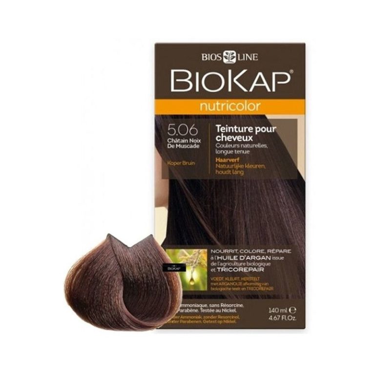 Biokap - Nutricolor 5.06 Châtain Noix de Muscade - photo 2