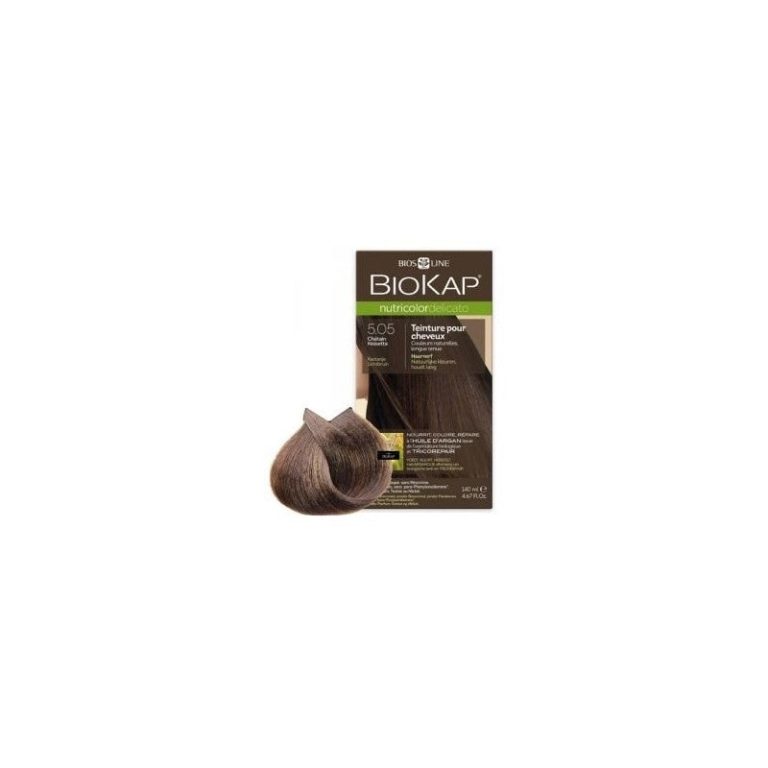 Biokap - Nutricolor Delicato 5.05 Châtain Noisette, 140 ml