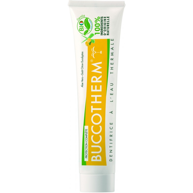 buccotherm-dentifrice-protection-complete-au-citron-eucalyptus-certifie-bio-75-ml Buccotherm Dentifrice Protection Complète au Citron Eucalyptus – Image 1