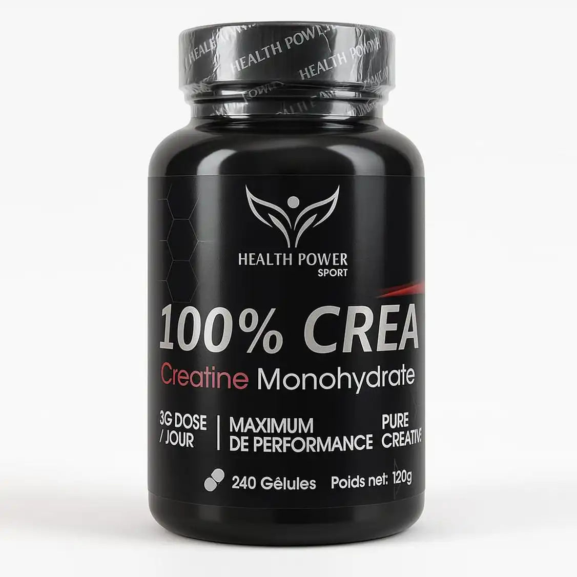 c308608b-1c55-431d-9894-d02b35e73d9a-1 HEALTH POWER Crea Créatine Monohydrate 240 Gélules Complément Alimentaire Performance Musculaire Force – Image 1