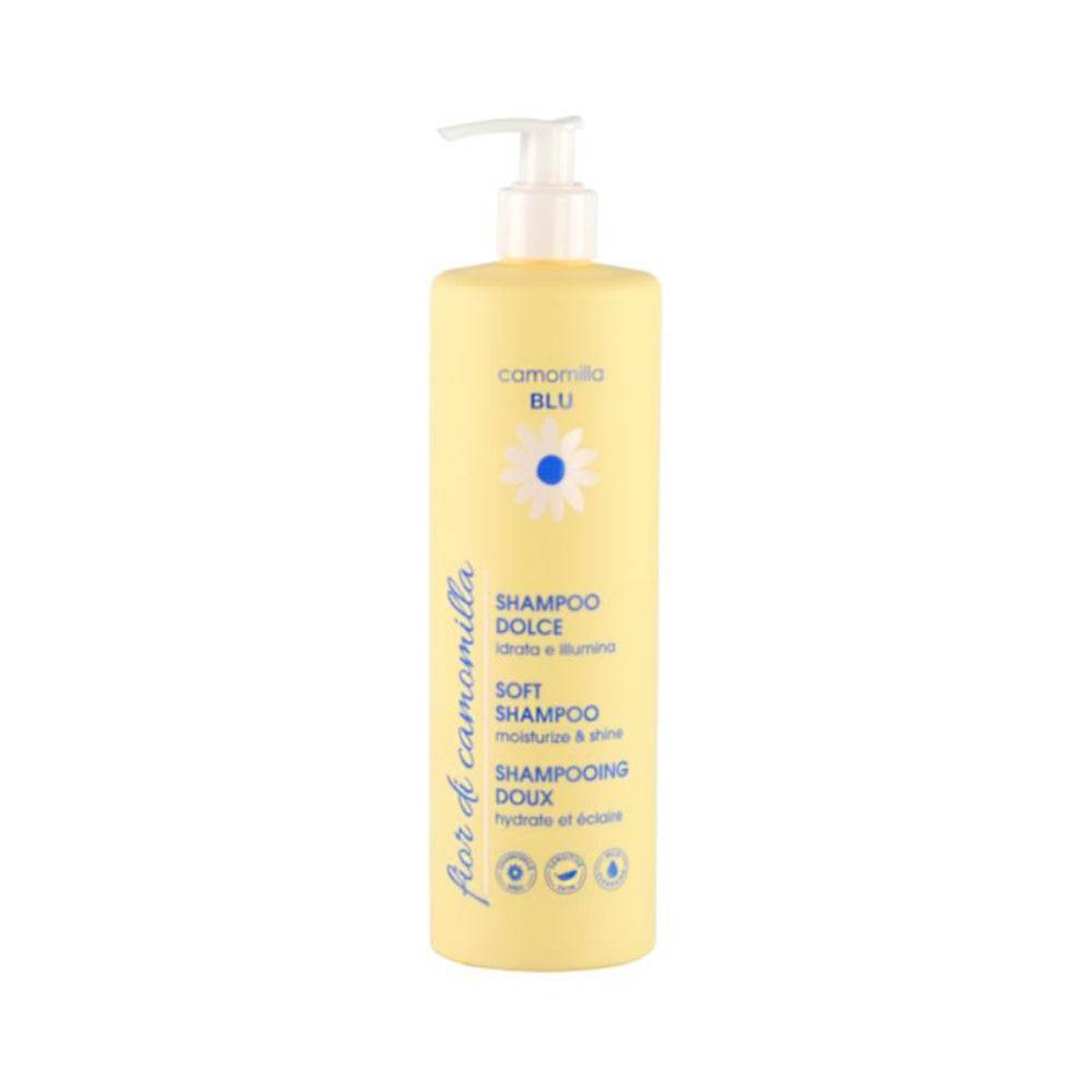 camomilla-blu-shampooing-doux-a-la-fleur-de-camomille-500-ml Camomilla Blu Fleur De Camomille Shampooing Doux 500ml – Image 1