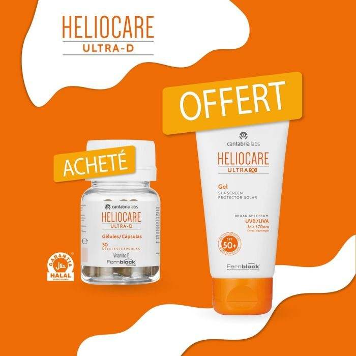 cantabria-offre-heliocare-ultra-d-30-capsules-heliocare-gel-ultra-90-50ml-offert-Nova-para-prix-Maroc-1 HELIOCARE PACK ULTRA D 30 CAPSULES + HELIOCARE GEL ULTRA 90 50ML – Image 1