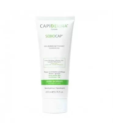 capiderma-sebiocap-gel-dermo-nettoyant-pour-peaux-a-tendance-acneique-200ml-1 SEBIOCAP GEL DERMO-NETTOYANT POUR PEAUX À TENDANCE ACNÉIQUE 200ML – Image 1
