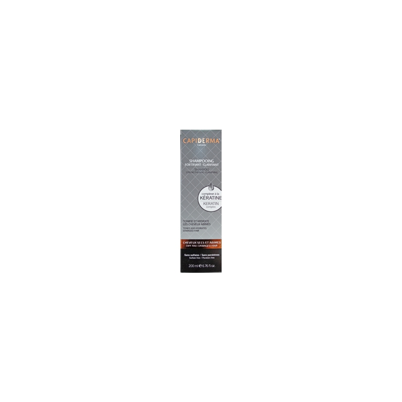 capiderma-shampooing-a-la-keratine-fortifiant-200-ml Capiderma Shampooing à la Kératine Fortifiant 200 ml – Image 1