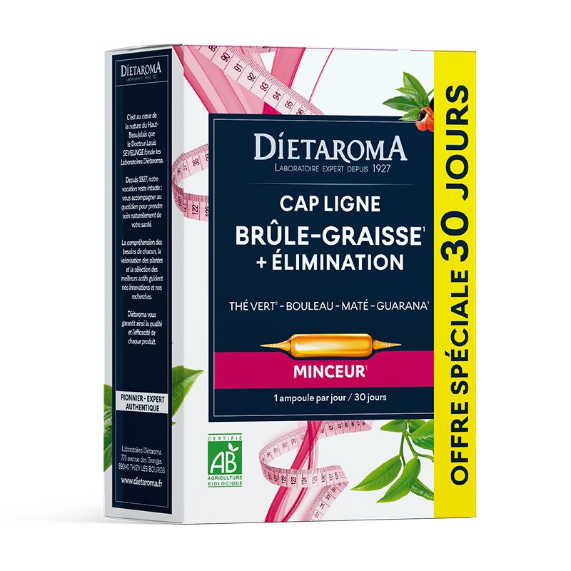 capligne Dietaroma capligne brûle graisse + élimination ampoules 30 ampoules – Image 1