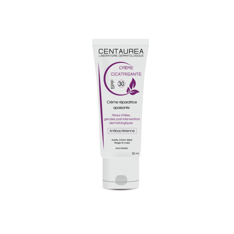 centaurea-creme-cicatrisante-spf-30-50ml Centaurea Crème Cicatrisante SPF 30 (50ml) – Image 1