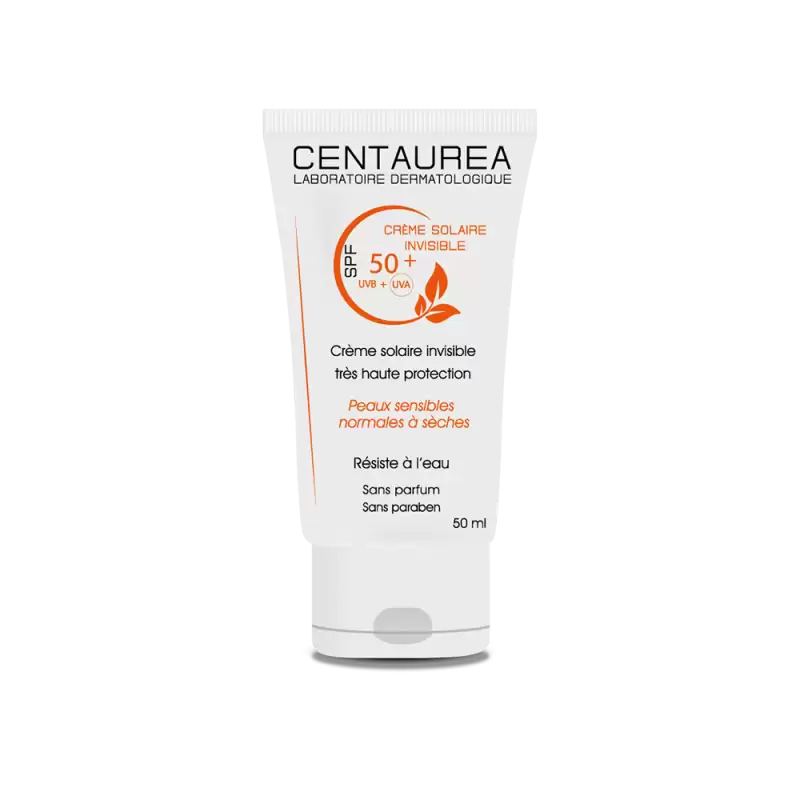 centaurea-creme-solaire-invisible-spf-50-50ml Centaurea Crème Solaire Invisible SPF 50+ (50ml) – Image 1
