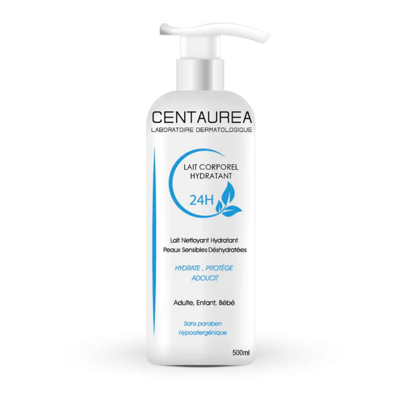 centaurea-lait-corporel-hydratant-24h-500-ml Centaurea Lait Corporel Hydratant 24H 500 ml – Image 1