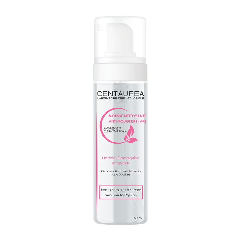 centaurea-mousse-nettoyante-anti-rougeurs-150ml Centaurea Mousse Nettoyante anti-Rougeurs 150ml – Image 1