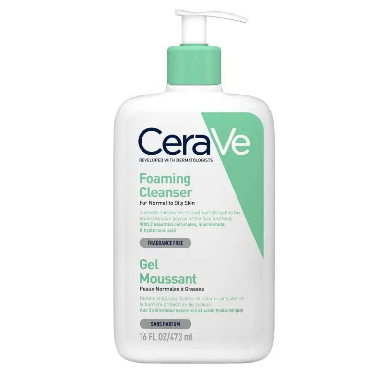 CeraVe Gel Moussant Nettoyant Peau Normale à Grasse 473ml - photo 2
