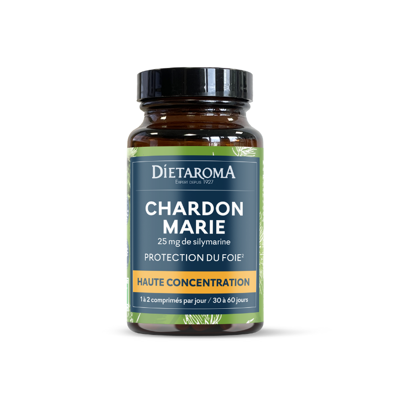 char Dietaroma comprimés c.i.p. chardon marie 60 comprimés – Image 1