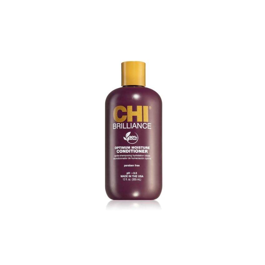 chi-brilliance-conditioner-pour-des-cheveux-brillants-et-doux-parfumerie-parapharmacie-palmarosa-shop-en-ligne-discount-1 CHI Brillance Conditioner 355ml - Après-Shampooing Éclat Intense - photo 2